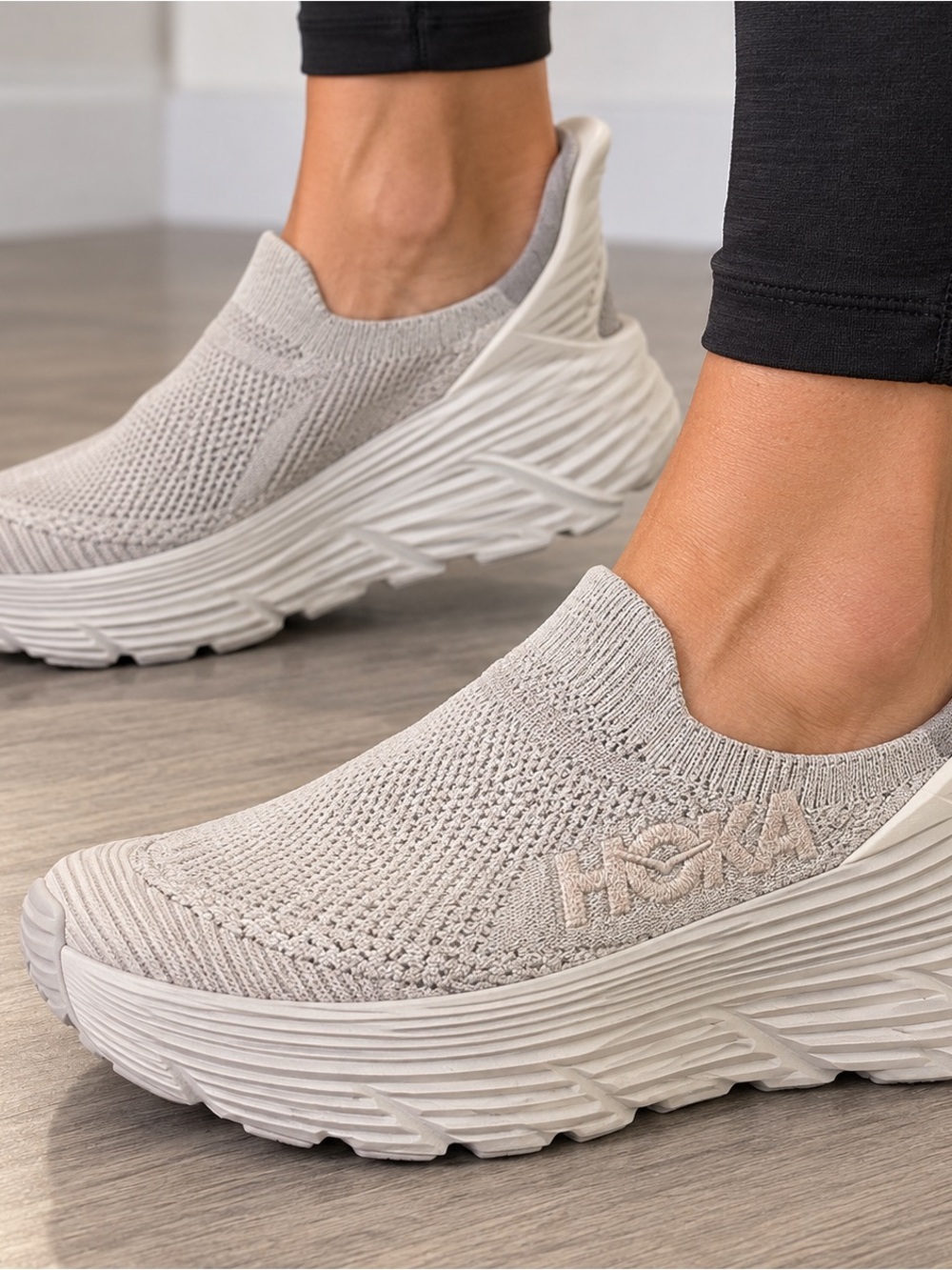 Women’s Hoka One slip on shoes size 5